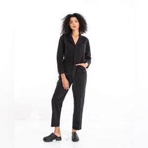Alex Mill Standard Jumpsuit‎ Cotton Twill Long Sleeve Black Size L